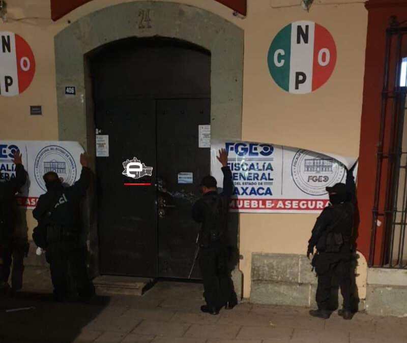 Recupera la AEI sede de la CNOP en Oaxaca