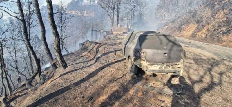 Reportan 90% de avance en control de incendio de Santa Catarina Ixtepeji