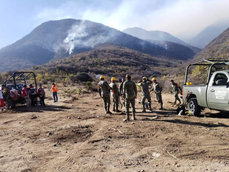 Reportan la localización de cuatro cuerpos de personas desaparecidas en incendio en San Lucas Quiavini