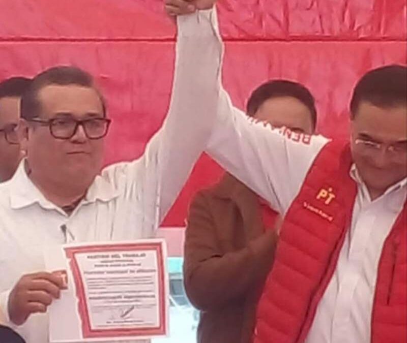 Roberto Carlos Gómez se prepara para ser el candidato del PT en Ixtepec