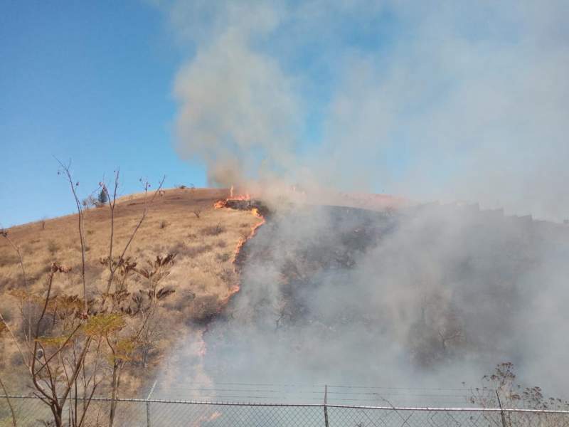 Atiende Coesfo incendios registrados en distintos puntos del estado