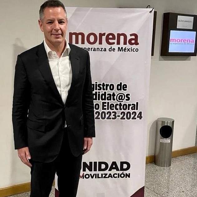 Confirma Murat su registro como aspirante a candidato plurinominal al Senado por Morena