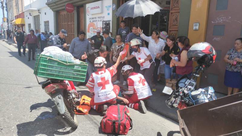 Atropellan a una mujer en calles de Centro de la Ciudad