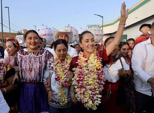 Claudia Sheinbaum inicia gira de trabajo por el estado de Oaxaca