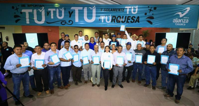 Designa Nueva Alianza Oaxaca a su primer bloque de candidatos y candidatas a presidencias municipales y diputaciones locales para el Proceso Electoral 2023 – 2024