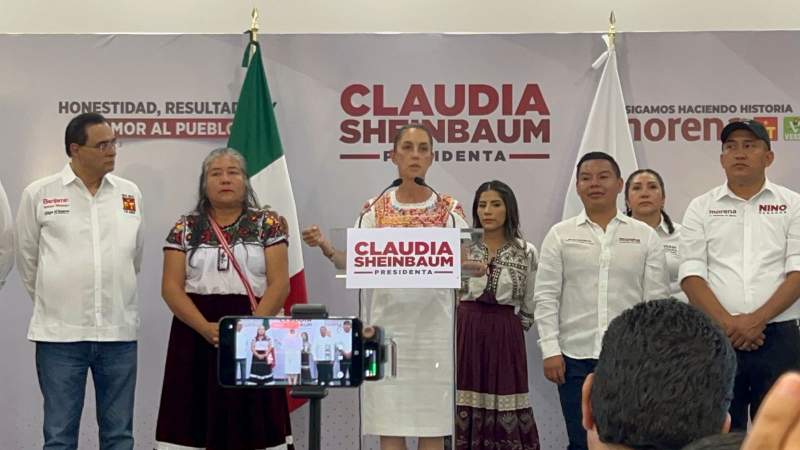 El estado de Oaxaca será prioritario para el gobierno federal: Claudia Sheinbaum