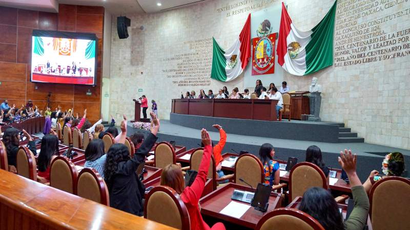 Cámara de Diputados de Oaxaca, sede del Sexto Congreso de la Mujer Oaxaqueña