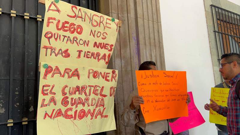 Desalojados de Xoxo piden vivienda digna para vivir