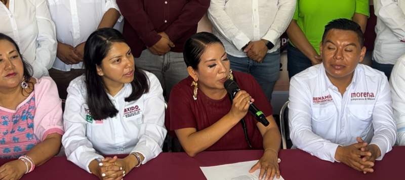 Inicia Nancy Benítez campaña en Xoxo; seré una presidenta de territorio no de escritorio, señala