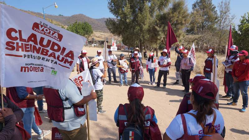 Morena a la delantera en Xoxocotlán, van por la consolidación de la Transformación