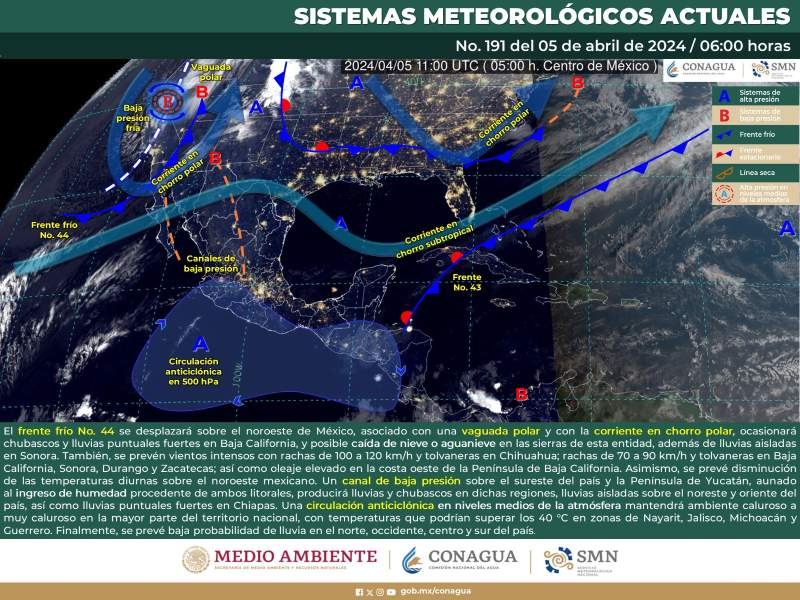 Prevalecerán altas temperaturas en territorio oaxaqueño este viernes