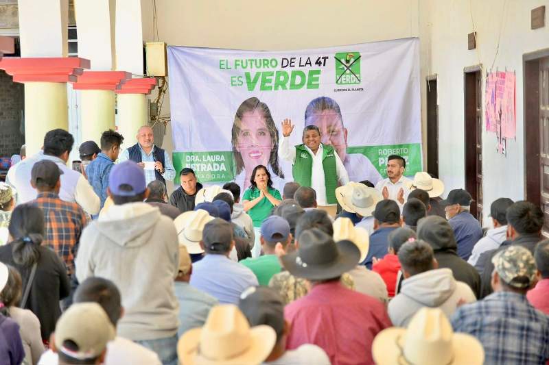 Se suman oaxaqueñas y oaxaqueños al voto verde con Roberto Pérez Delgado