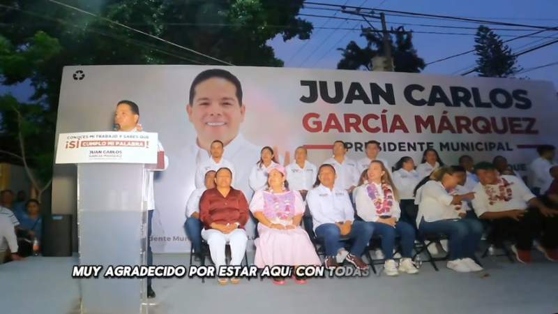 8 mil almas acompañaron a Juan Carlos García Márquez a su arranque de campaña en Santa Lucía del Camino.