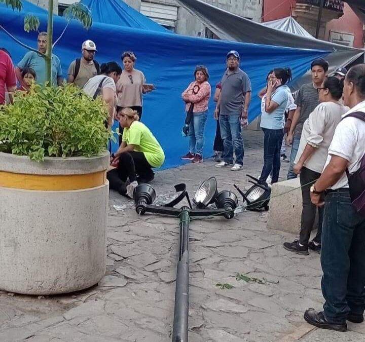 Basura, postes de luz afectados y pérdidas económicas deja paro de la Sección 22 en Oaxaca