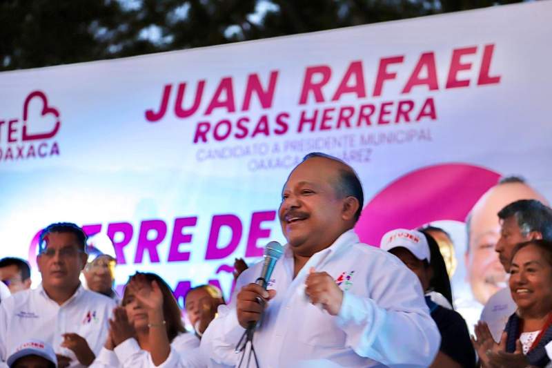 Con Juan Rosas Herrera habrá un cambio real para Oaxaca de Juárez.