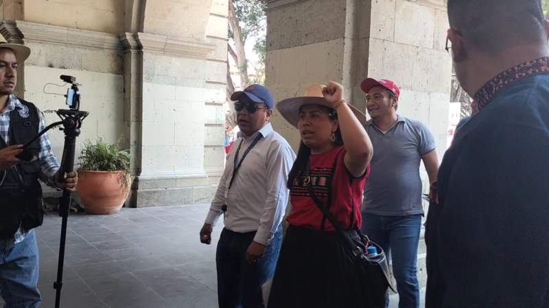 Entrega la Sección 22 de la CNTE su pliego petitorio al gobierno del estado