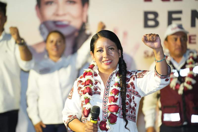 Inminente triunfo de Nancy Benítez en Xoxocotlán; se suman más colonos al proyecto de la 4T