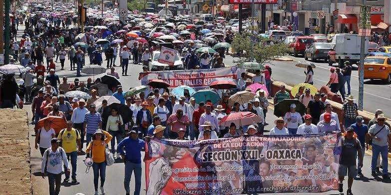 Notifica Sección 22 a padres de familia de su paro en Oaxaca