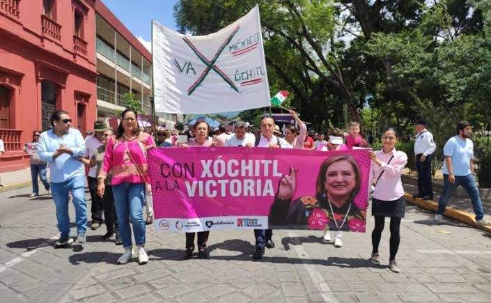 Oaxaca se sumará a la marcha de Marea Rosa, en apoyo a Xóchitl Gálvez