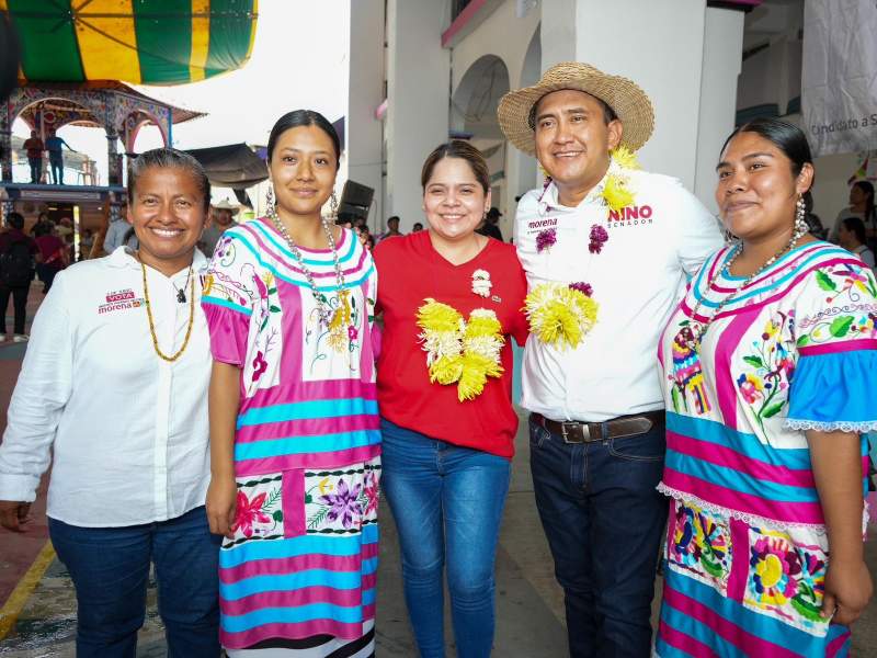 Pide Nino Morales, a sus hermanos indígenas, votar por los auténticos transformadores