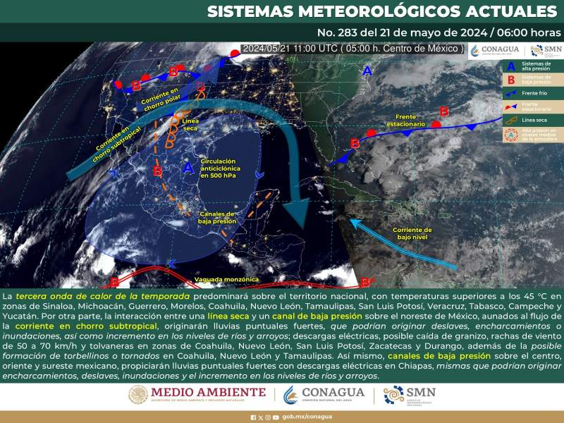 Predominará ambiente muy caluroso en diversas regiones de Oaxaca