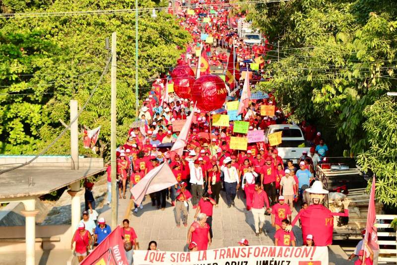 San Pedro Mixtepec se vuelca a favor del voto obradorista para Benjamín Robles “El Bueno”*