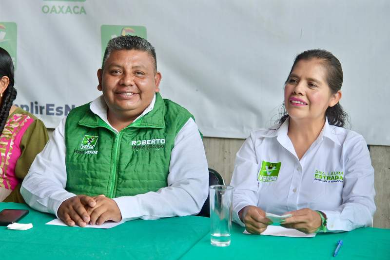 Se tocaron puertas y corazones, este 2 de junio en Oaxaca ganará el Verde Ecologista: Roberto Pérez Delgado