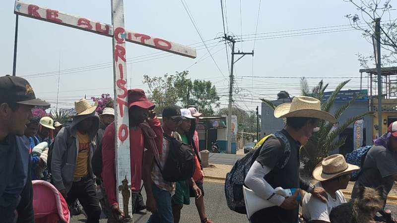 Un total de 32 municipios ha recorrido la caravana migrante en su paso por Oaxaca