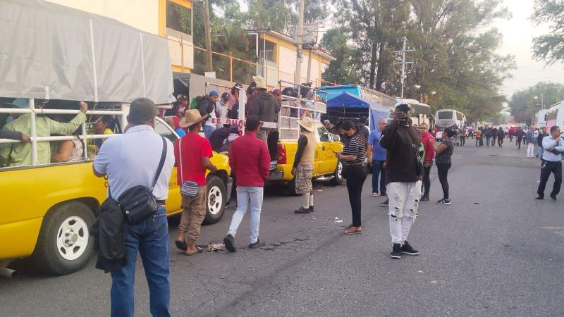 Deja la Caravana Migrante la Ciudad de Oaxaca