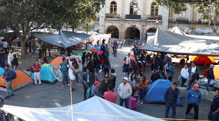 Sección 22 anuncia acciones para su paro en Oaxaca; se instalarán en plantón en el zócalo