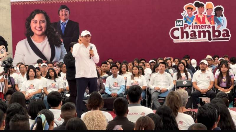 Aumentarán 200 mdp el programa Mi Primera Chamba en Oaxaca