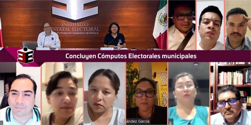 Concluyen Cómputos Electorales municipales