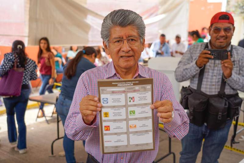 Destaca Francisco Martínez Neri alta participación ciudadana durante la jornada electoral