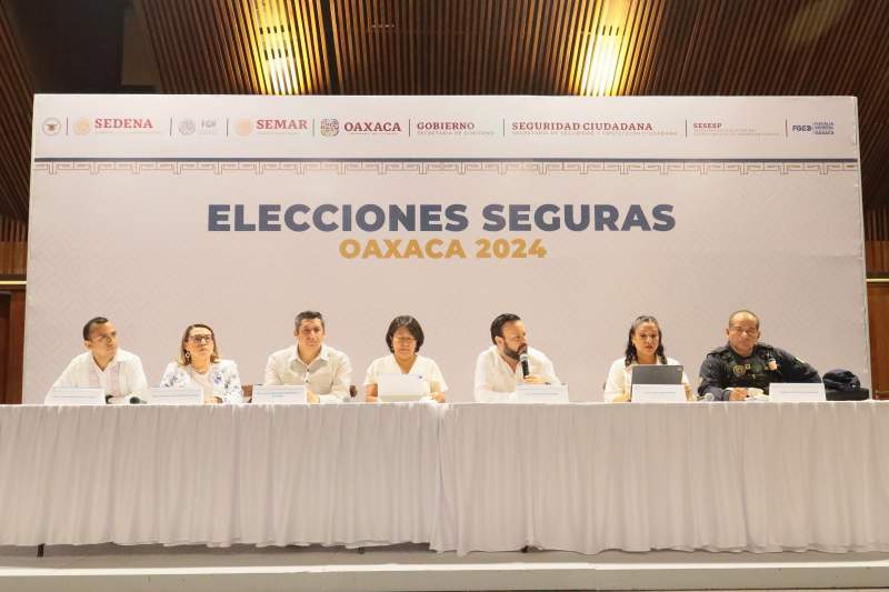 En Oaxaca hay paz, civilidad y gobernabilidad para votar: MOSE