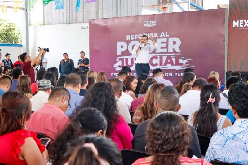 Impulsa Silva Romo diálogo activo y consciente con el pueblo en foros sobre la Reforma al Poder Judicial