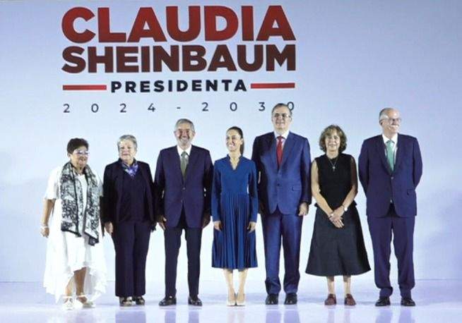 Nombra Claudia Sheinbaum a seis integrantes de su gabinete; destaca Marcelo Ebrard