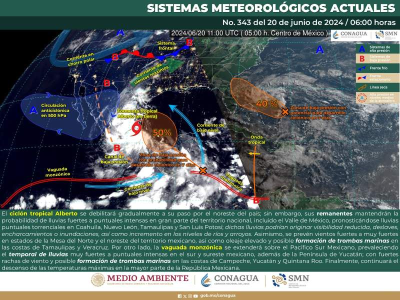 Pronostican temporal lluvioso en la Sierra Sur, Cuenca del Papaloapan y Sierra de Juárez