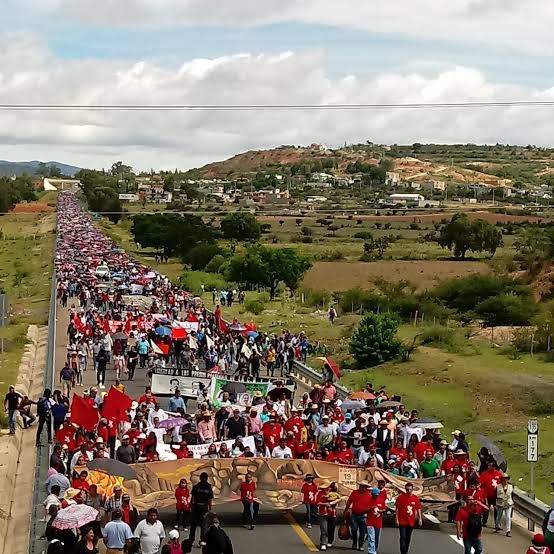 Sección 22 prepara dos marchas en la región de la Mixteca