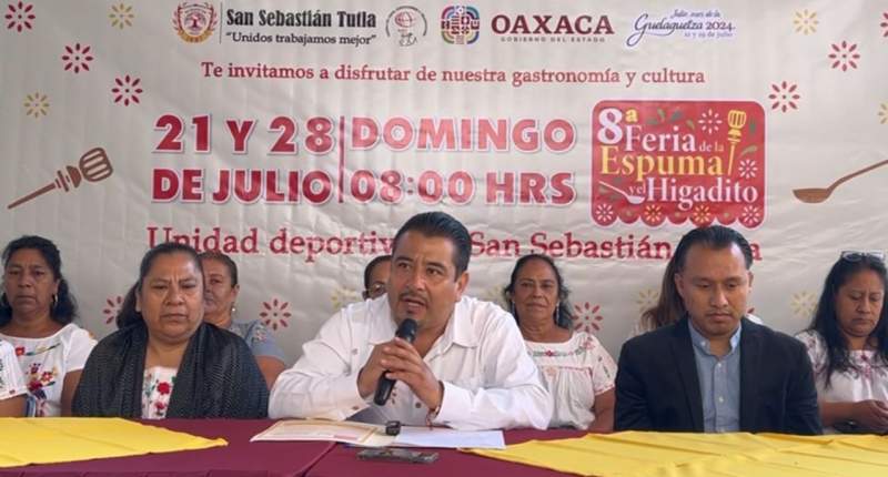 Anuncian la Feria de la Espuma y del Higadito en San Sebastián Tutla