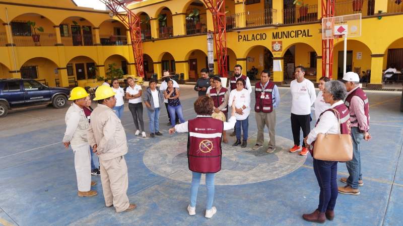 Gran participación en el Mega Tequio Bienestar Oaxaca Unida Contra el Dengue