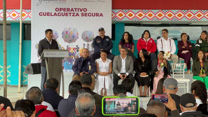 Inicia operativo Guelaguetza Segura 2024 en Oaxaca