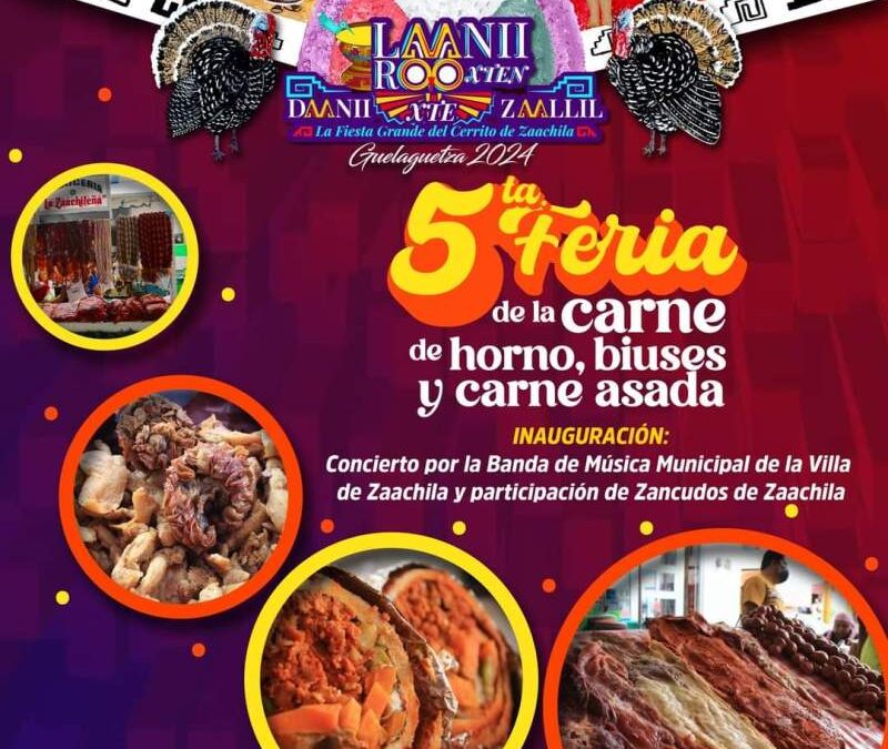 Realizarán en Zaachila la 5ta Feria de la Carne