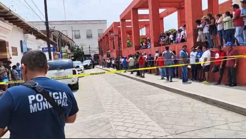 Una persona lesionada deja ataque armado en Tehuantepec