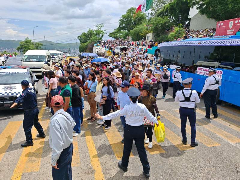 Garantizó Policía Vial Estatal la seguridad vial en Julio, Mes de la Guelaguetza 2024