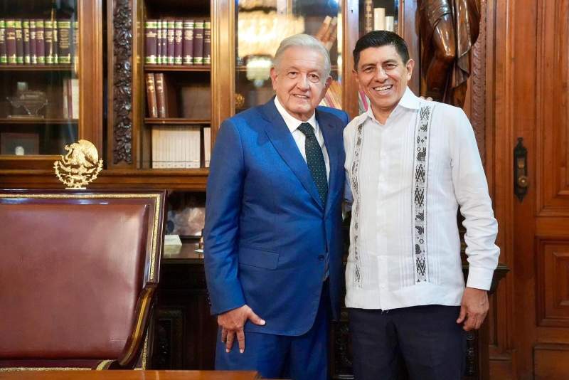 Positiva reunión entre el presidente y el gobernador, Salomón Jara