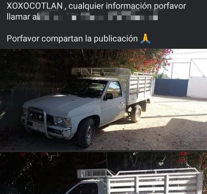 Sigue recuperación de vehículos robados en Xoxo