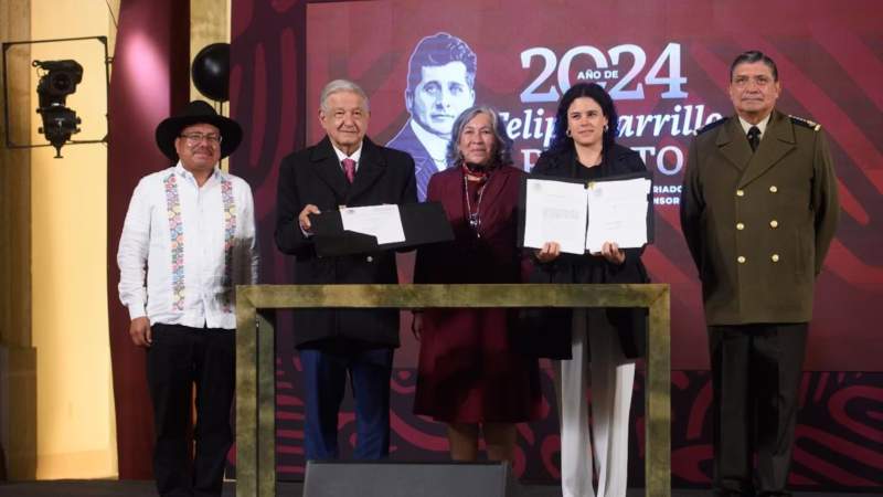 AMLO se despide… pero antes firma reformas de la Guardia Nacional y de pueblos indígenas