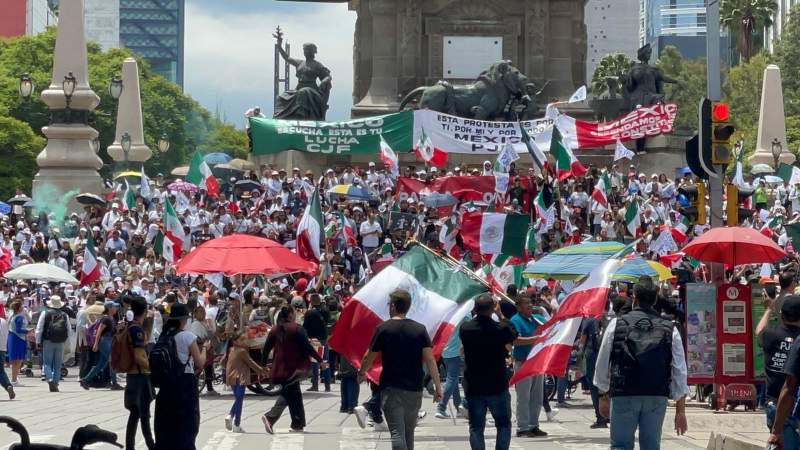 #Continúan las protestas de trabajadores del Poder Judicial en la Ciudad de México