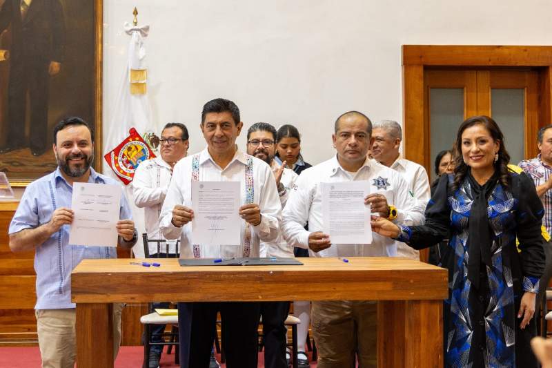 Oficializan en Oaxaca creación de la Universidad de la Seguridad Pública y Paz Social