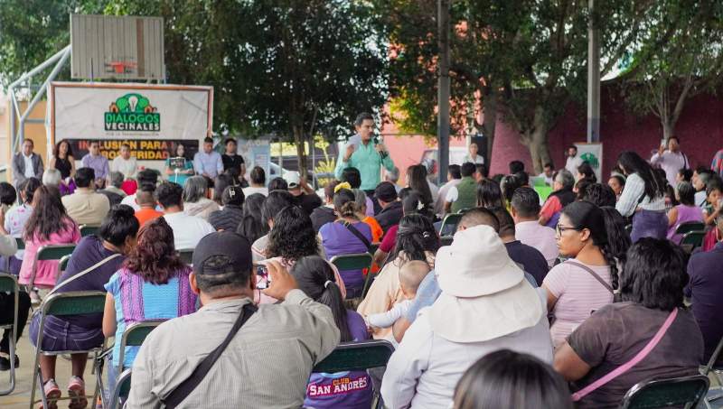 Ray Chagoya impulsa diálogos vecinales para fortalecer la inclusión en Oaxaca de Juárez